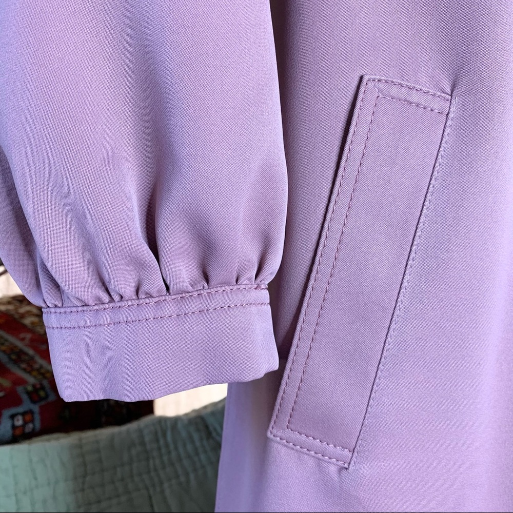 70s Mauve Raincoat - Picture 3 of 8
